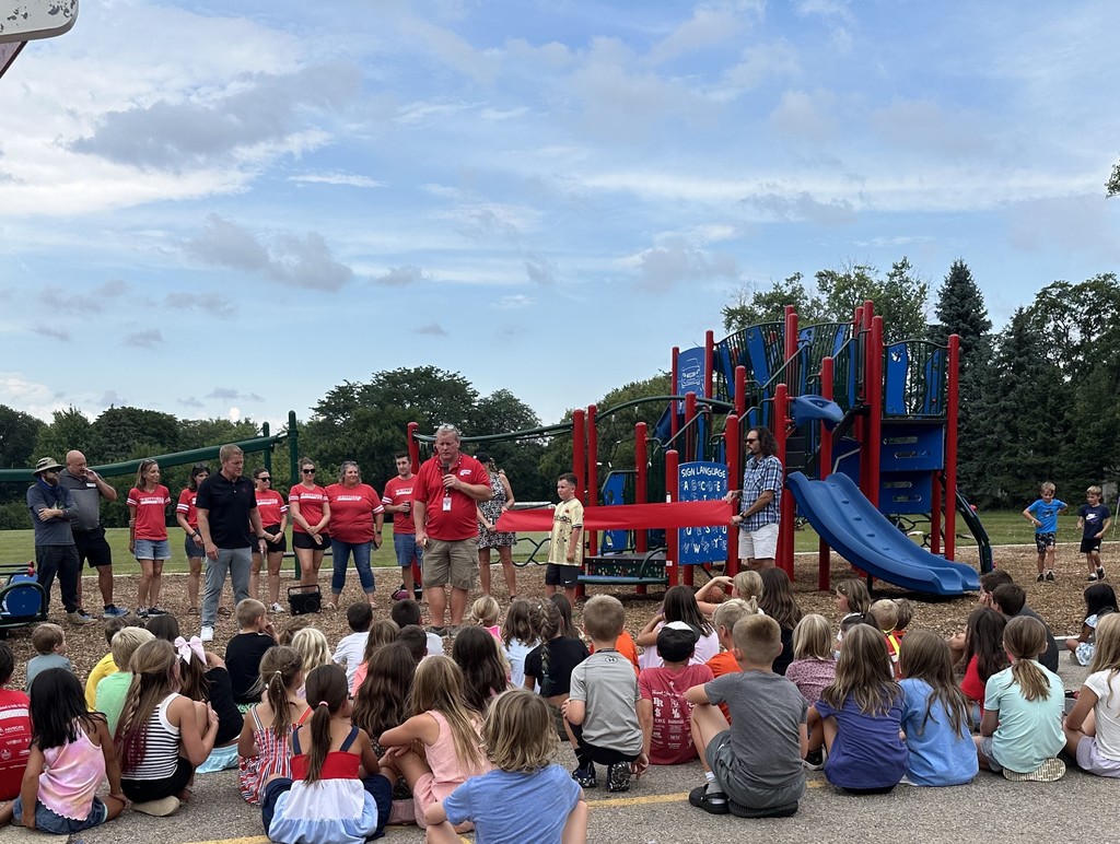 playground ribbon cutting