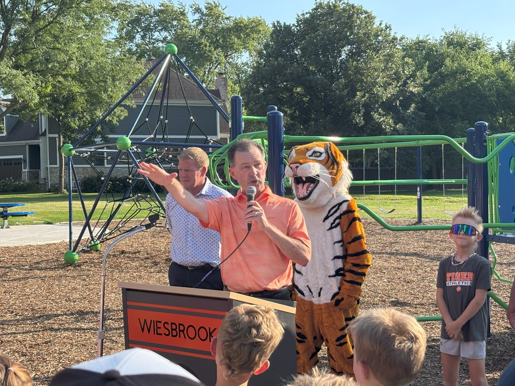 Principal and mascot