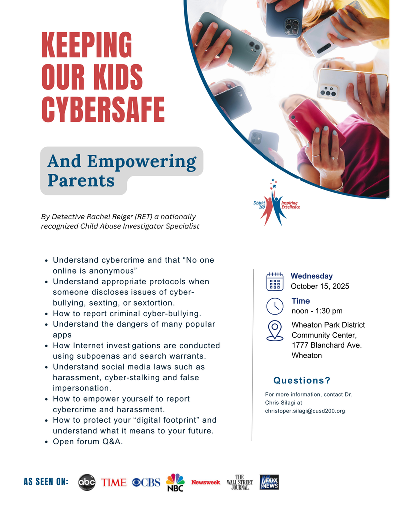 cyber bullying flyer