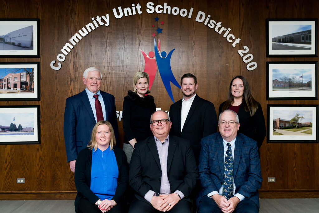 CUSD 200 Board of Education Members Group Photo