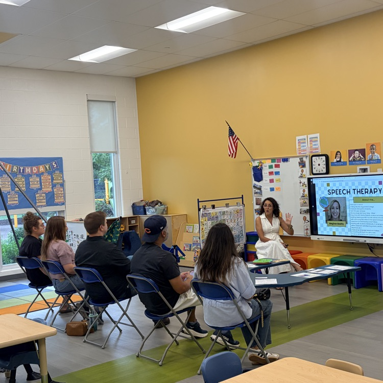 families attending curriculum night