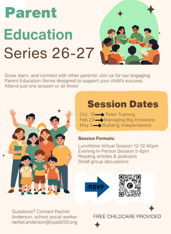 Flyer for parent ed