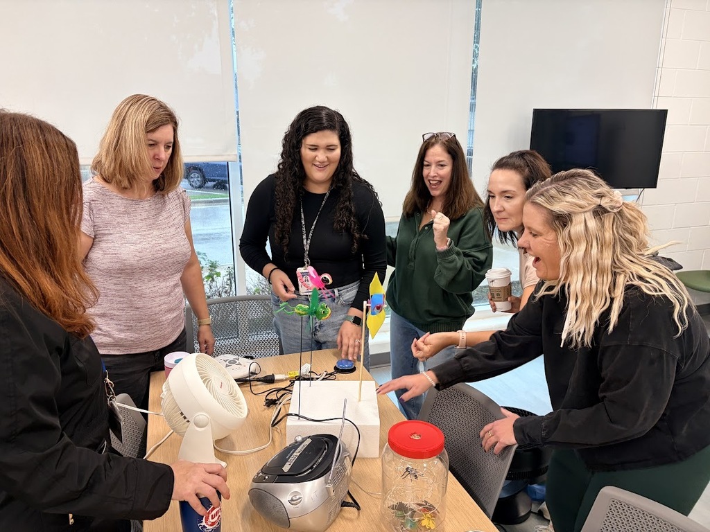 staff play with adapted toys