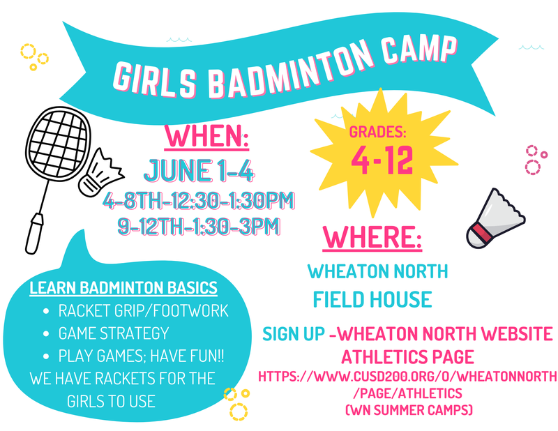 WNHS Badminton Camp