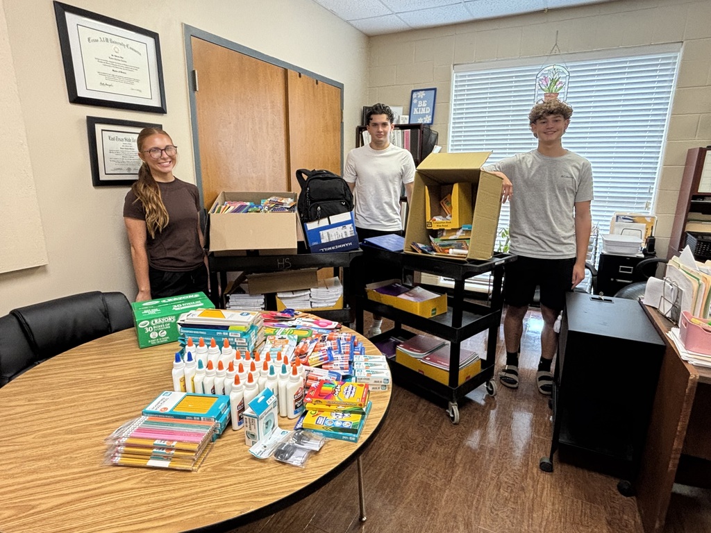 Donated School Supplies 2