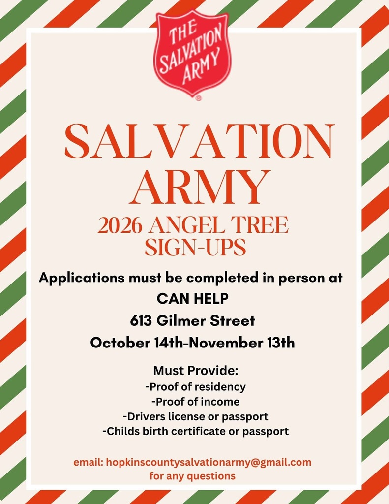 Salvation Army Tree English