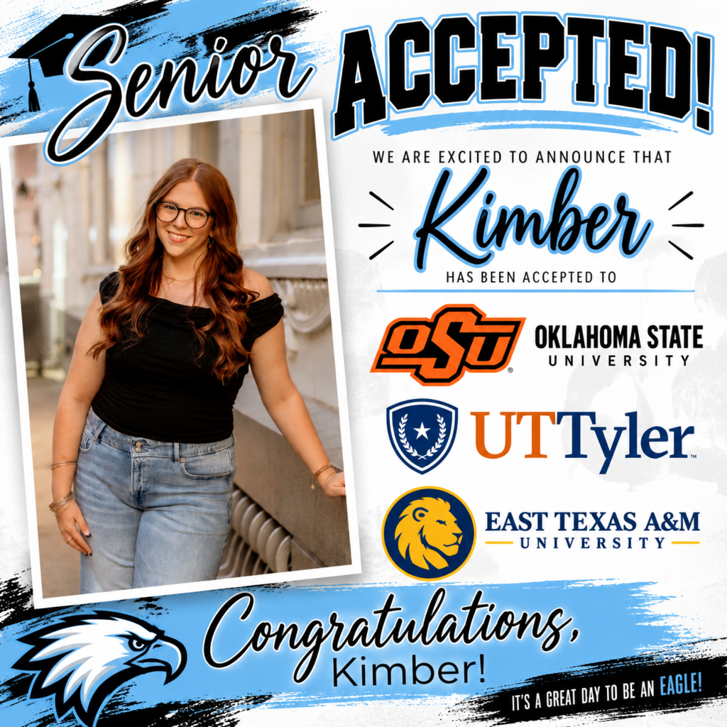 Kimber College Acceptance