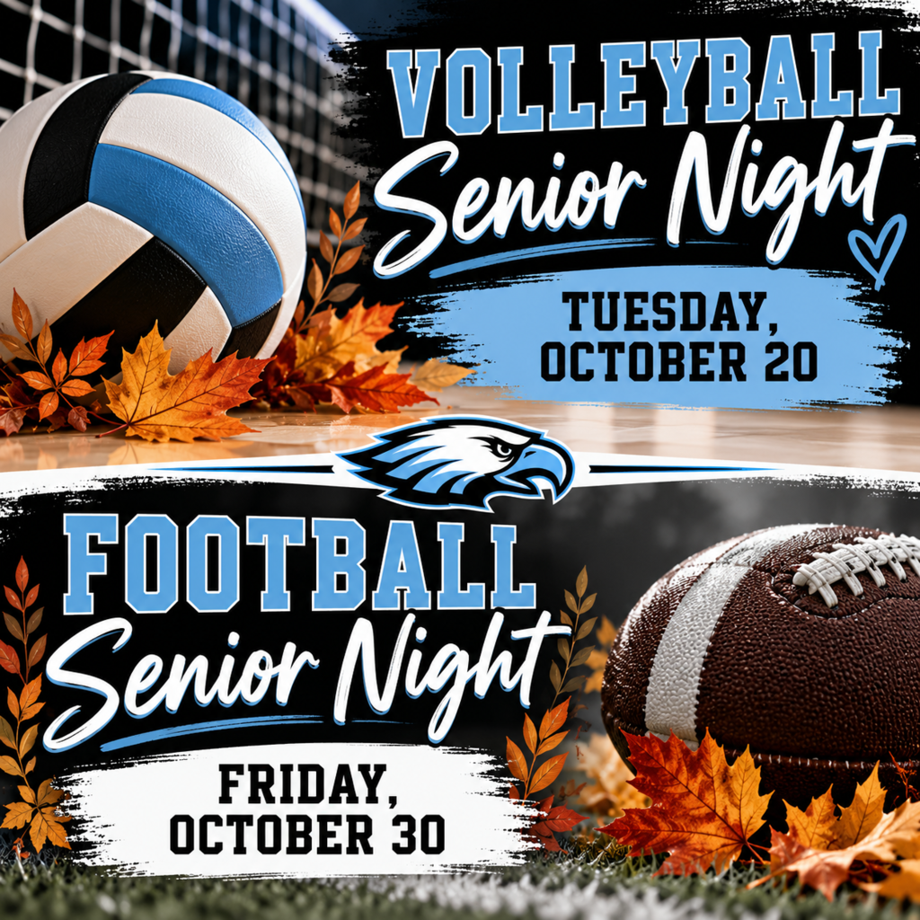 Senior night for Volleyball and Football