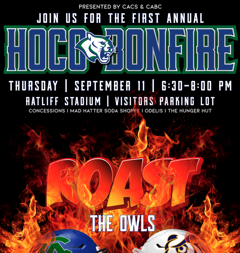 join us for the first annual HOCO bonfire