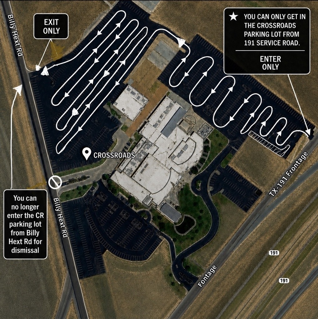 Crossroads Parking Lot