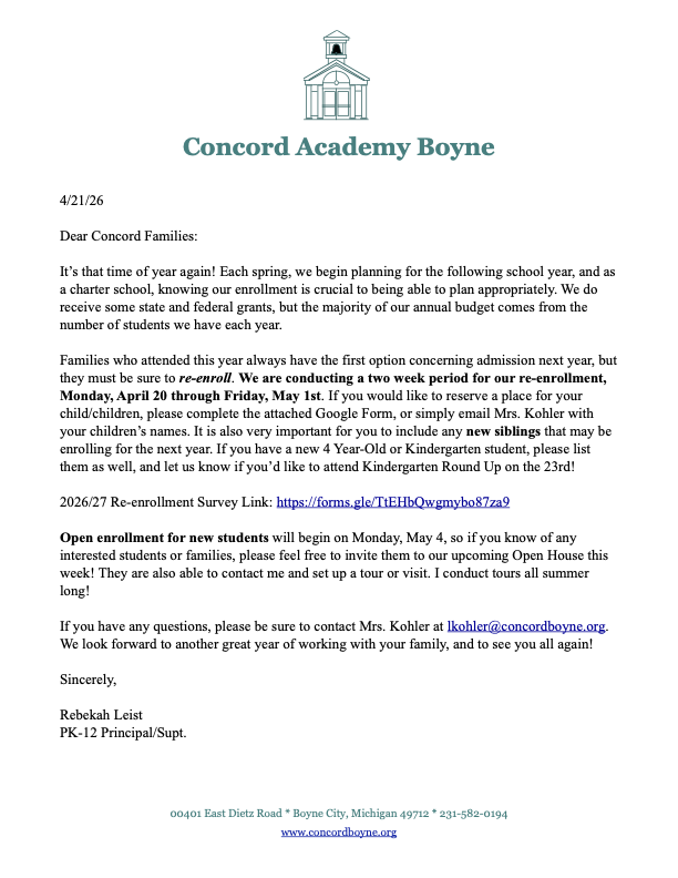 Re-enrollment