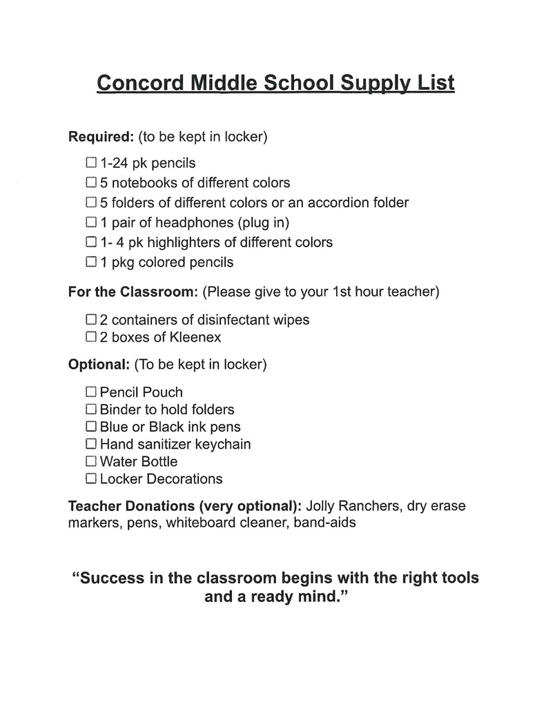 Middle School
