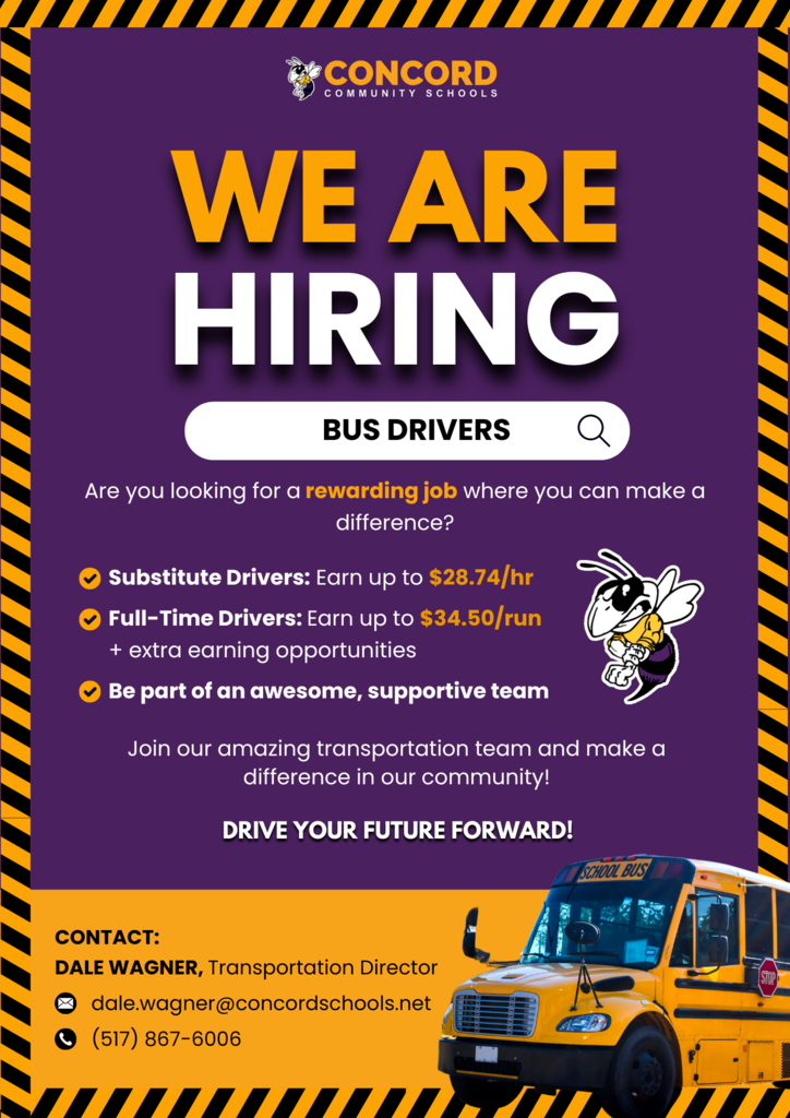 We are hiring  Bus Drivers!