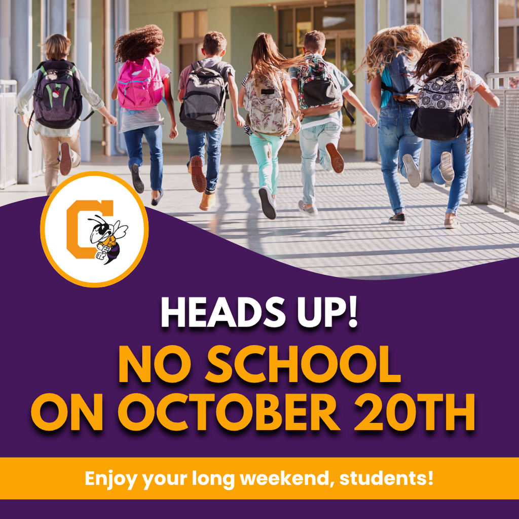 No School Oct. 20
