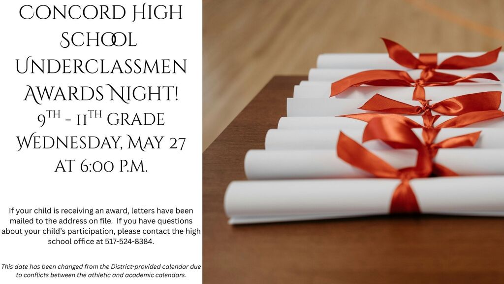 9-11th grade awards night