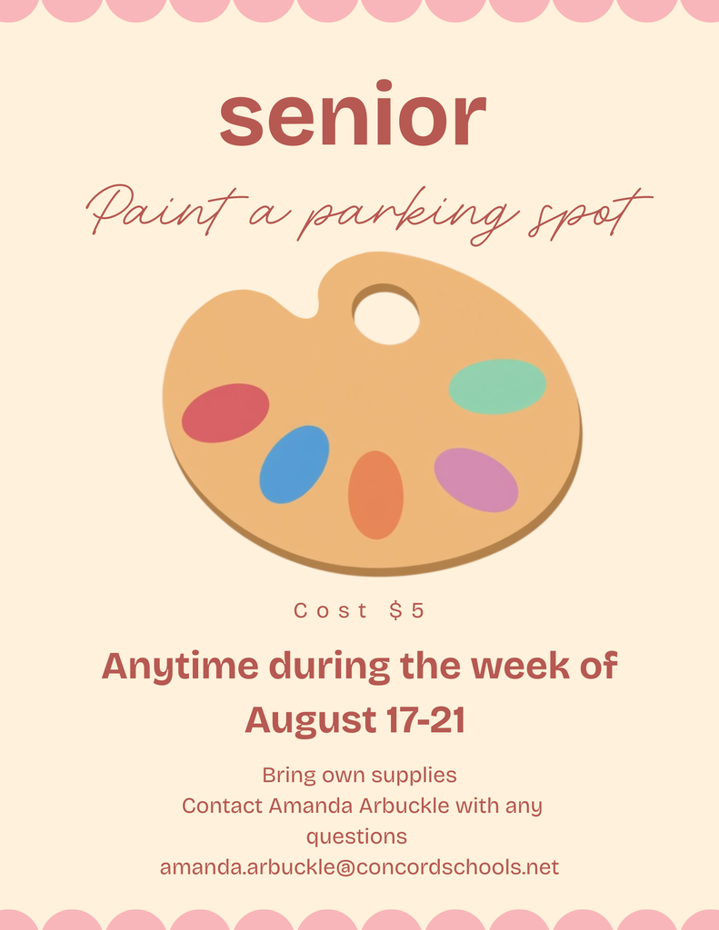 Seniors paint a parking spot