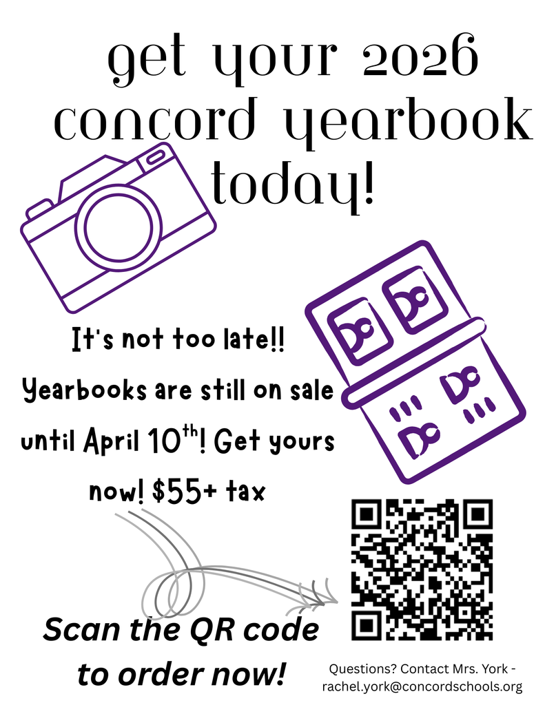 Spring 2026 Yearbook flyer