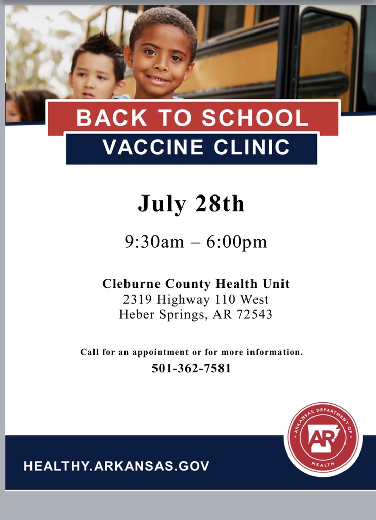 back to school vaccine clinic