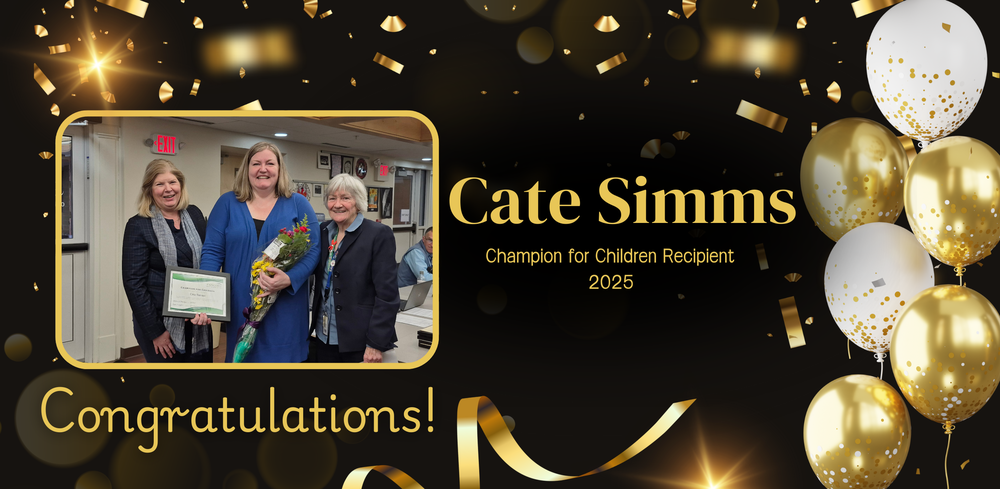Photo of Cate Simms, recipient of the 2025 Champion for Children Award for ADS