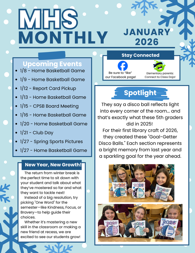 MHS Monthly - January