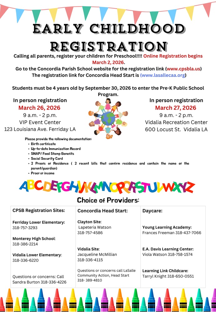 Early Childhood Registration