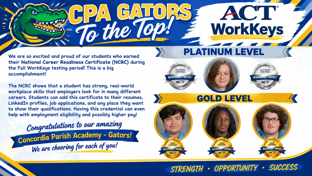 CPA Workkeys Achievers