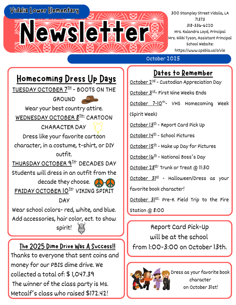 VLE October Newsletter