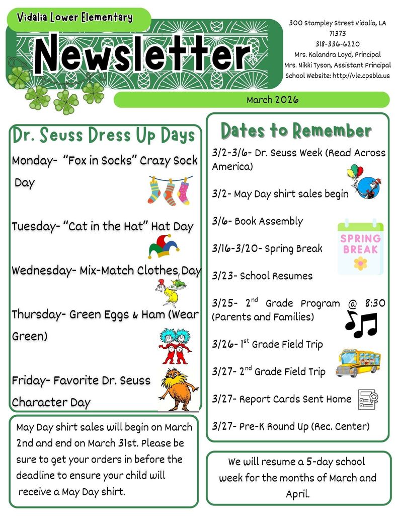March 2026 Newsletter