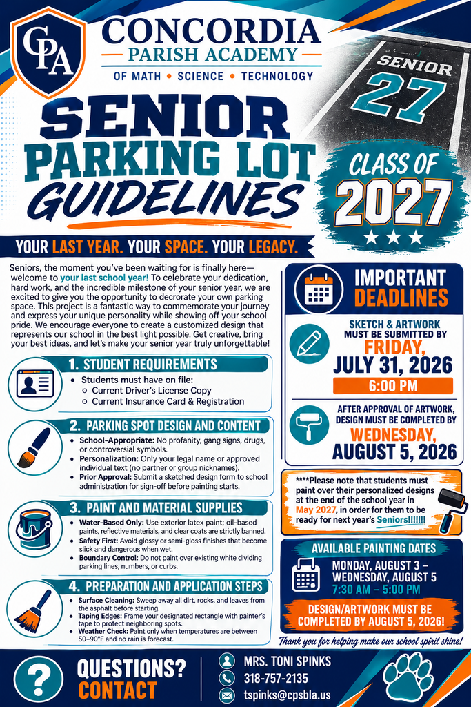 Senior Parking Lot Guidelines