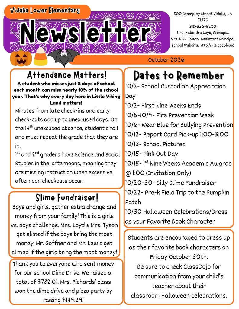 October 2026 Newsletter