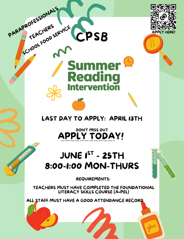 Elementary Summer School Flyer