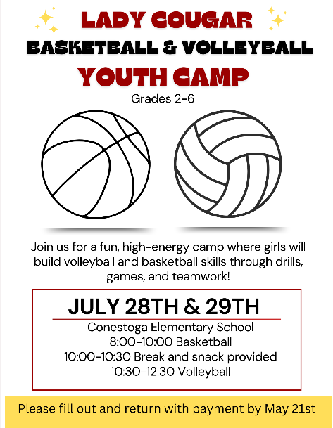 Youth Basketball and Volleyball Camp Grades 2-5