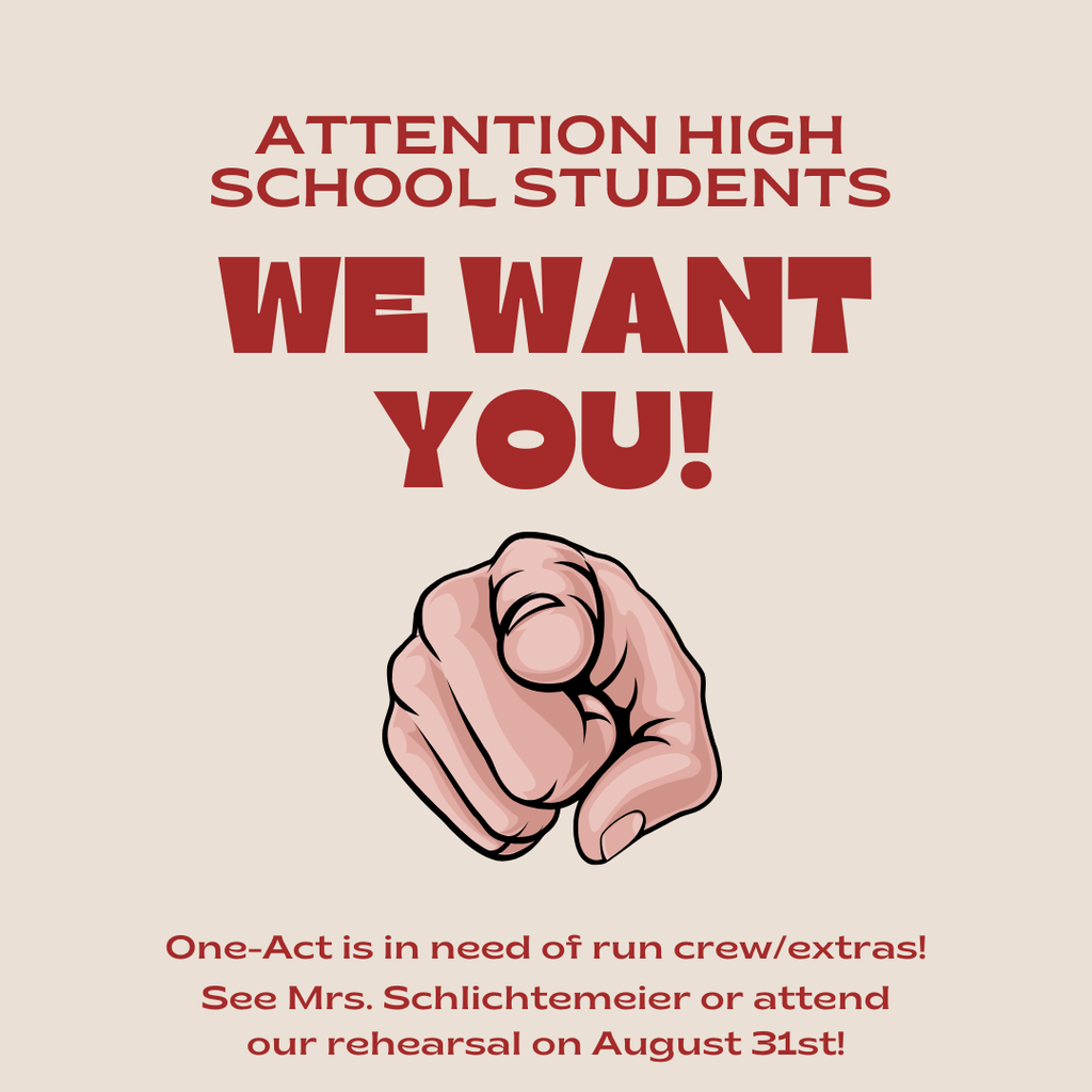 One Act Flyer