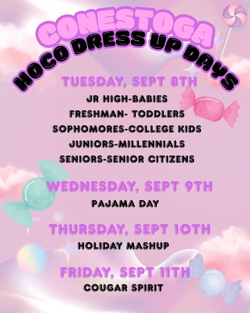 JR. / SR. High Homecoming Dress Up Days