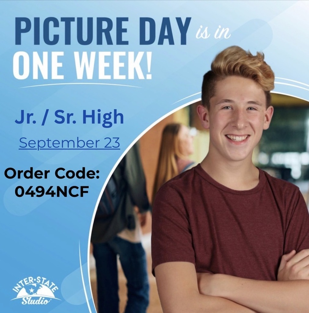 Picture day is in a week for the jr sr high