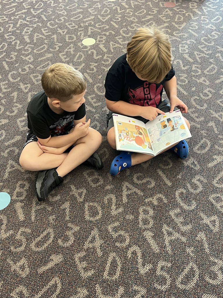 Students reading