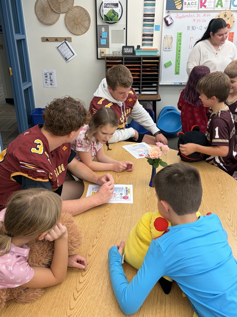 Students in a classroom doing a STEM project 