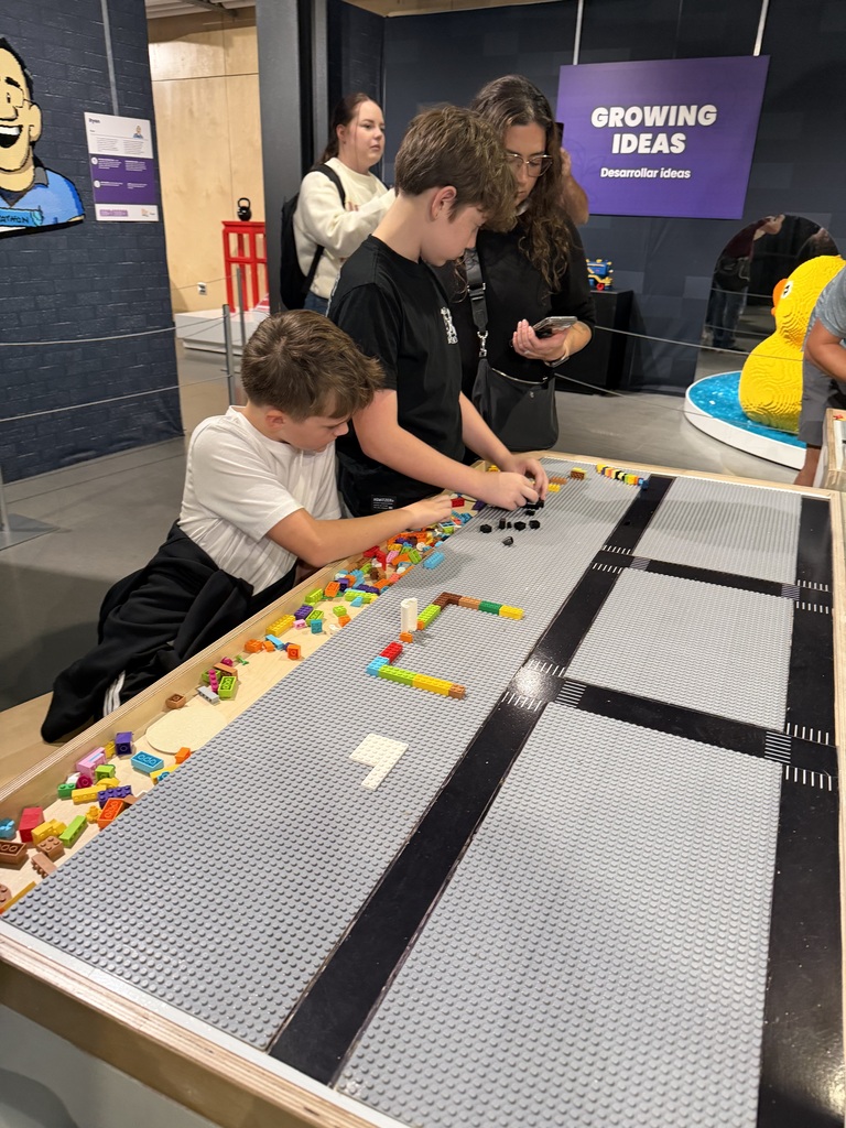 Kids at exhibit