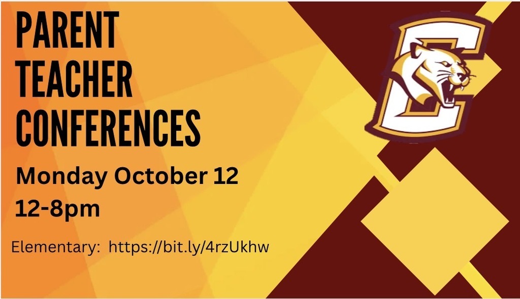 Parent Teacher Conferences Oct 12 from 12-8pm sign up at https://bit.ly/4rzUkhw
