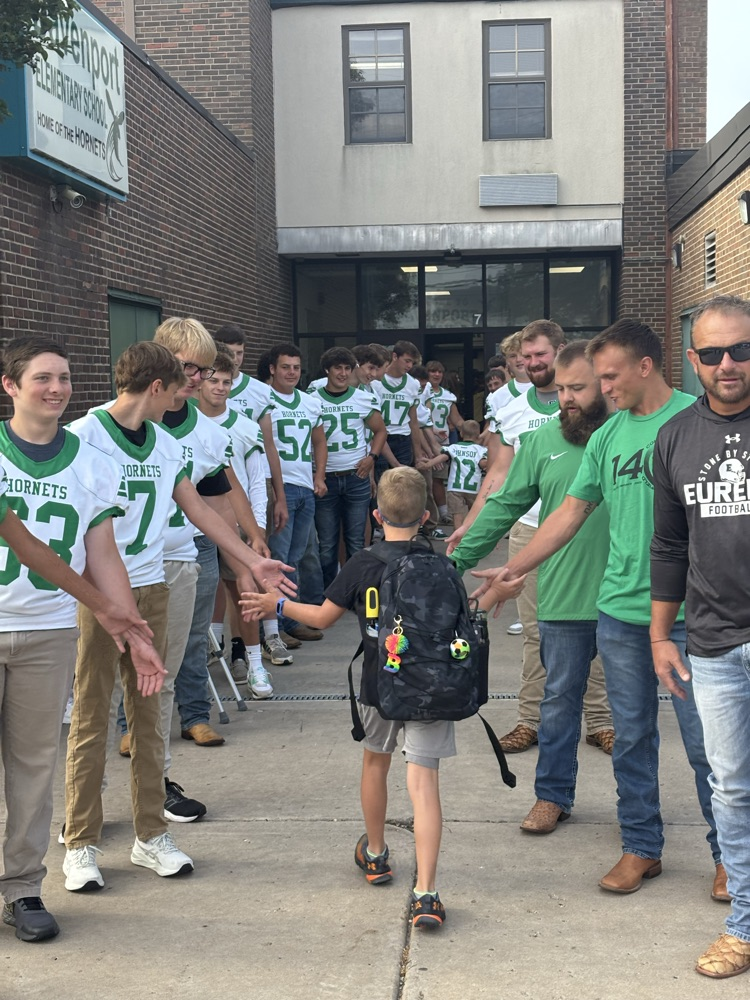 Hornet High Fives! Thanks for coming over EHS Football!