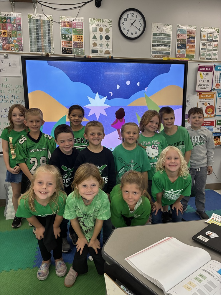 Green & white day!