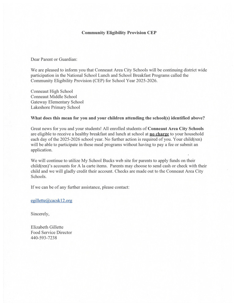 CEP Letter 25 26