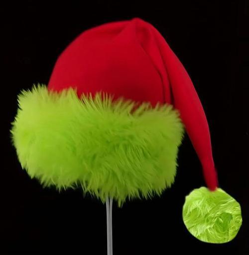 Red and green Santa hat