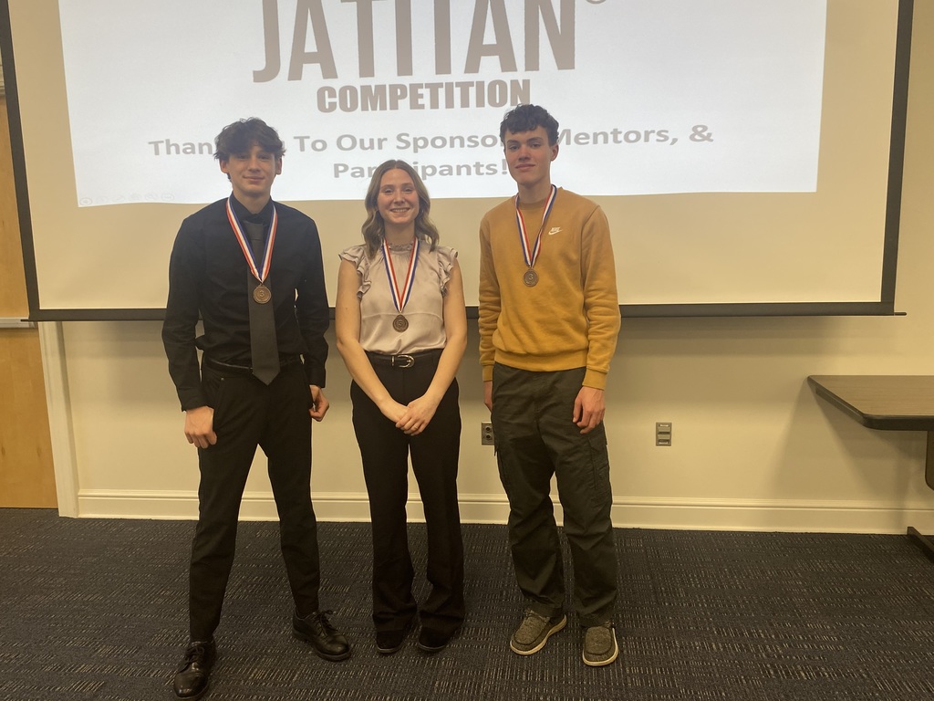CHS students who won third place in the JA Titan Business Challenge