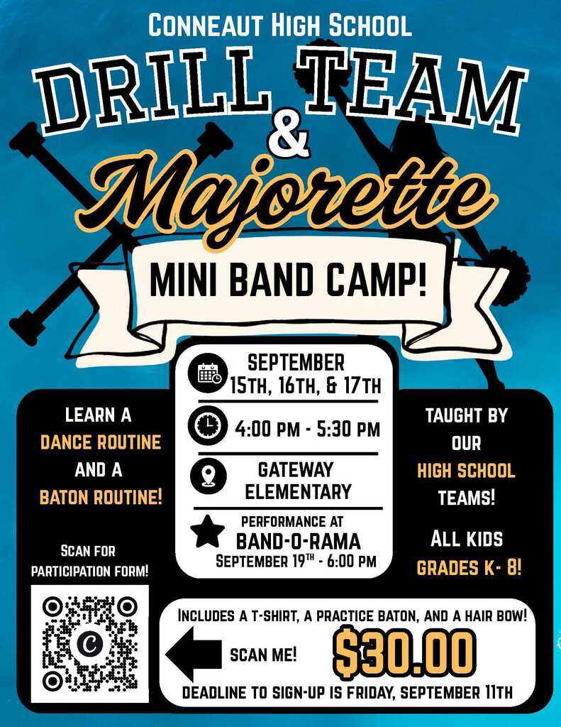 Updated dates for Mini Band Camp