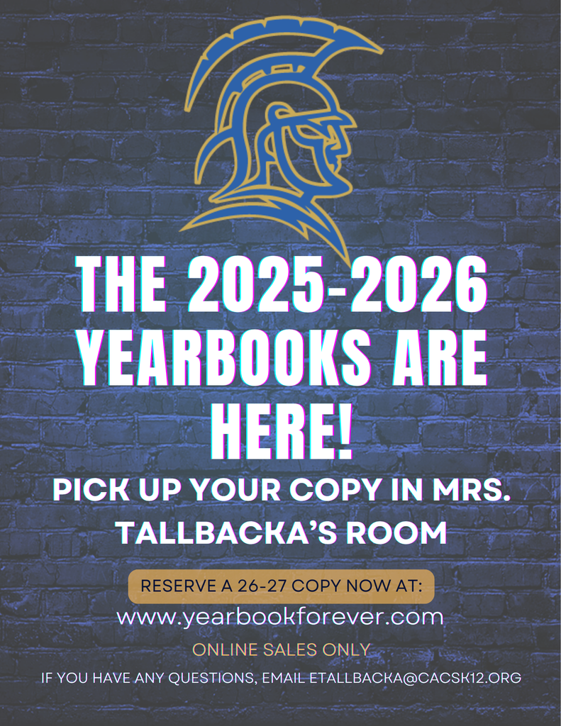 Yearbooks are in