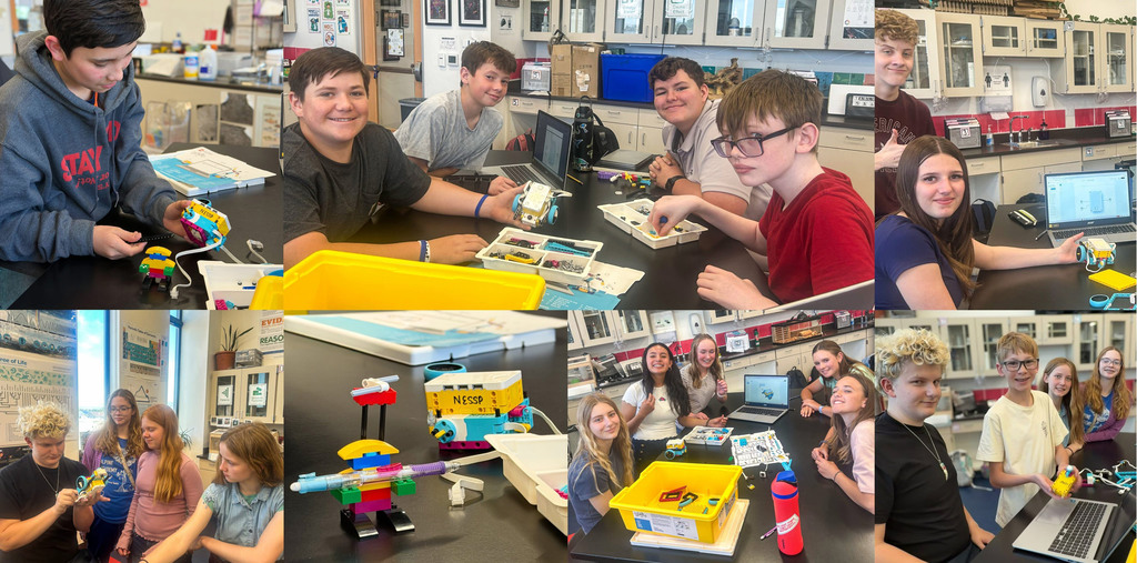 8th Grader Building Lego Rovers