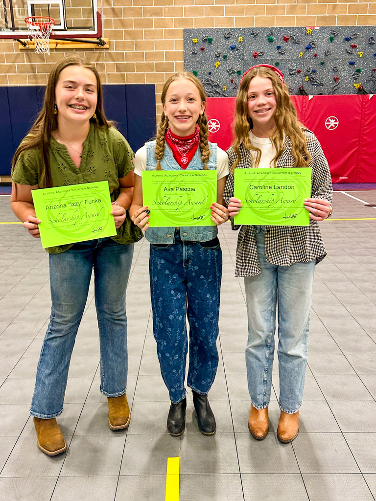 Alpine Academy’s Leader and Scholar of the Month for May!
