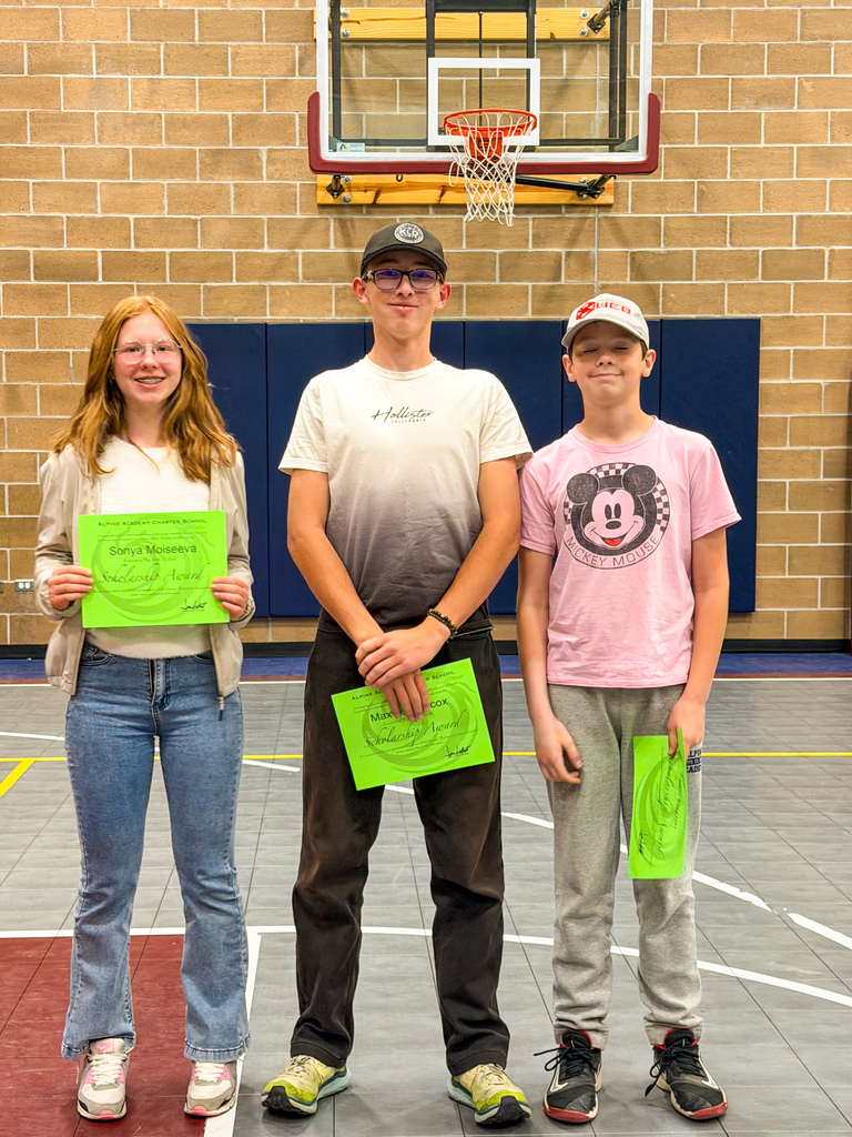 Alpine Academy’s Leader and Scholar of the Month for May!