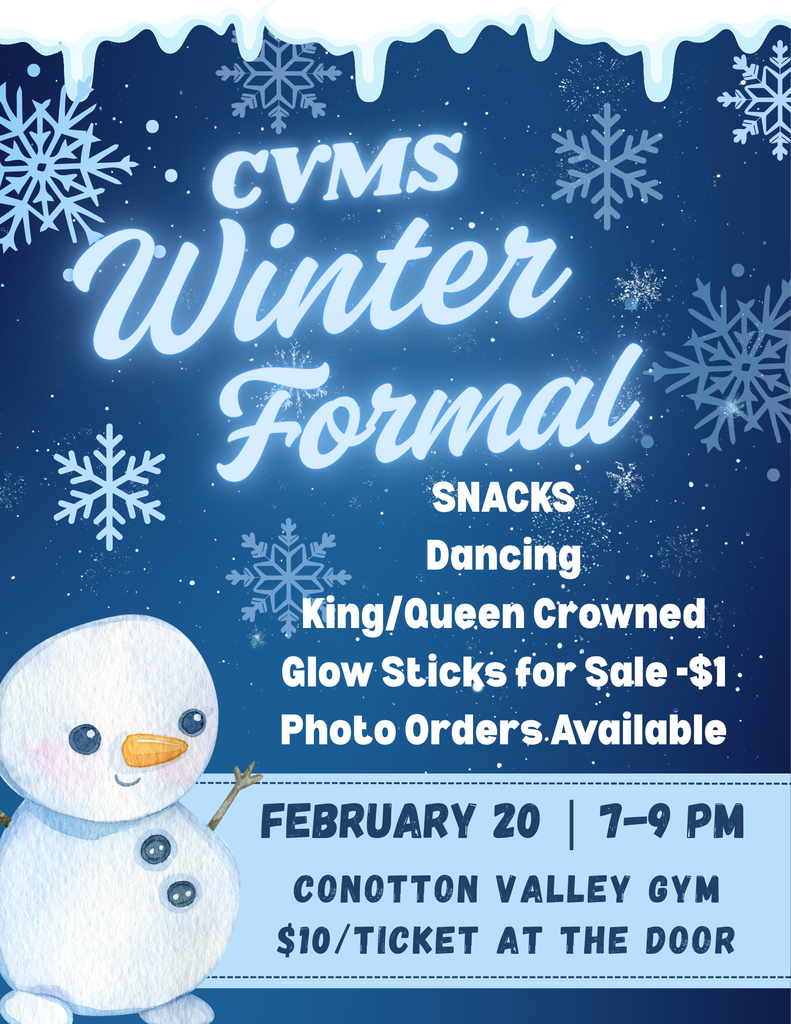 CVMS Winter Formal Flyer